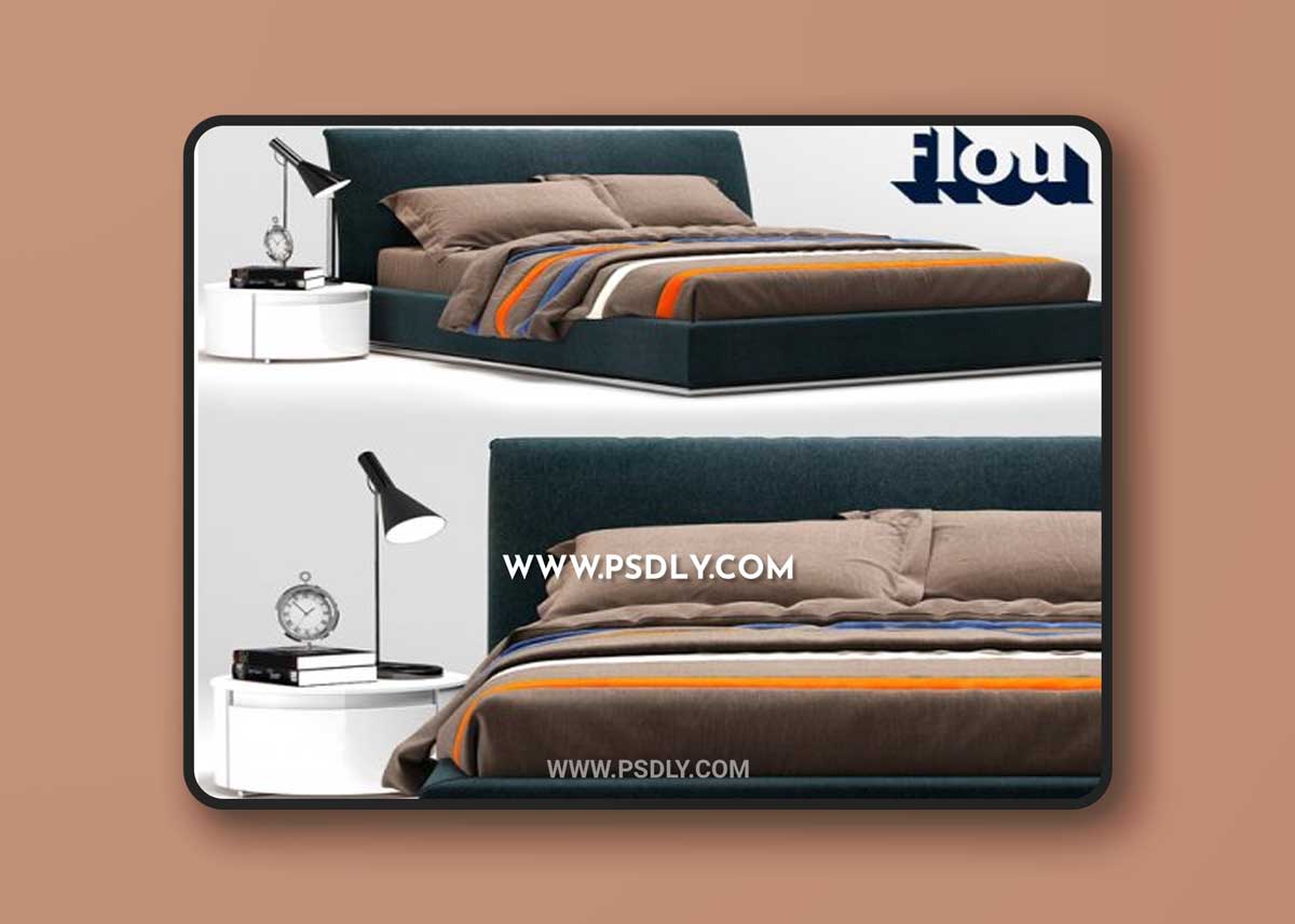 Bed Sailor, Flou 3D Models