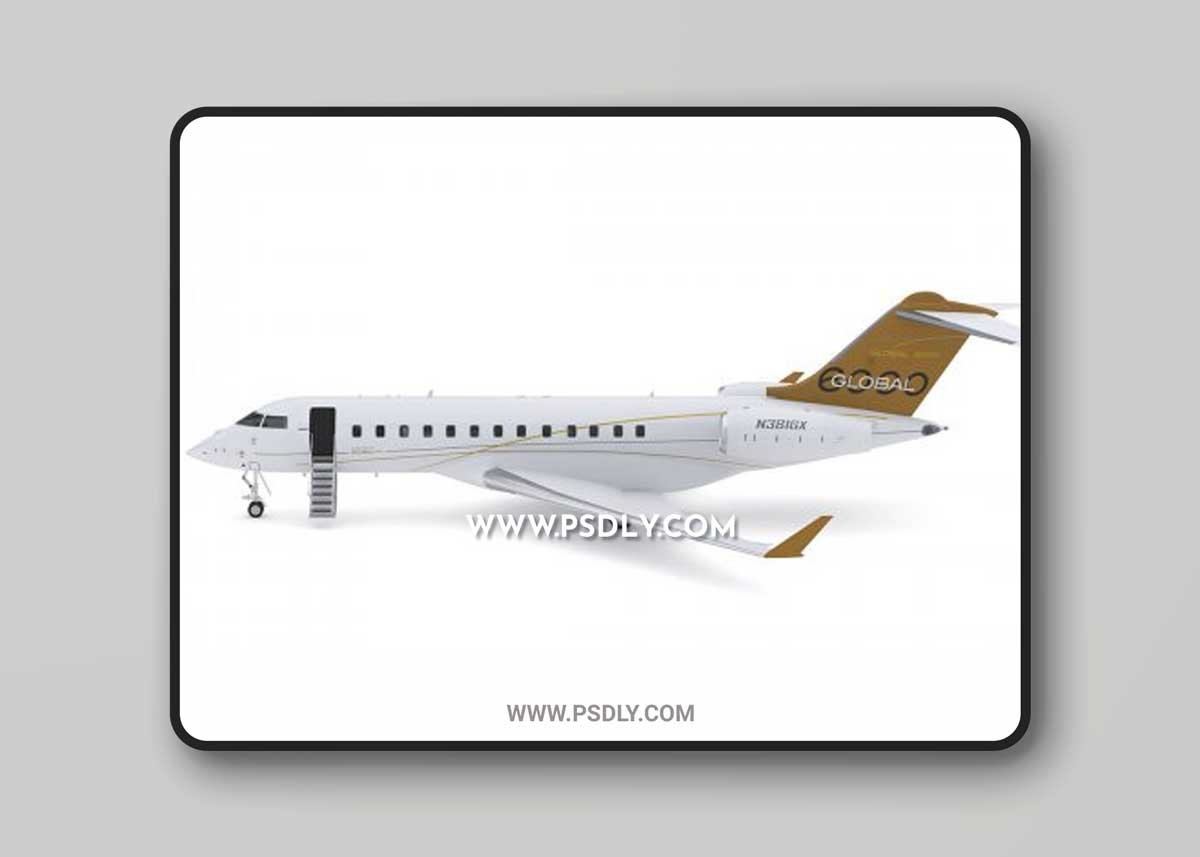 Bombardier Global 6000 3D model