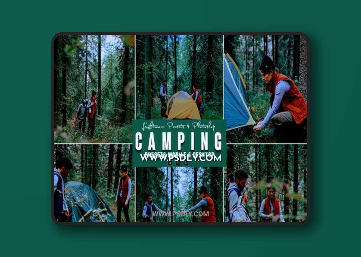 Camping Photoshop Action & Lightrom Presets