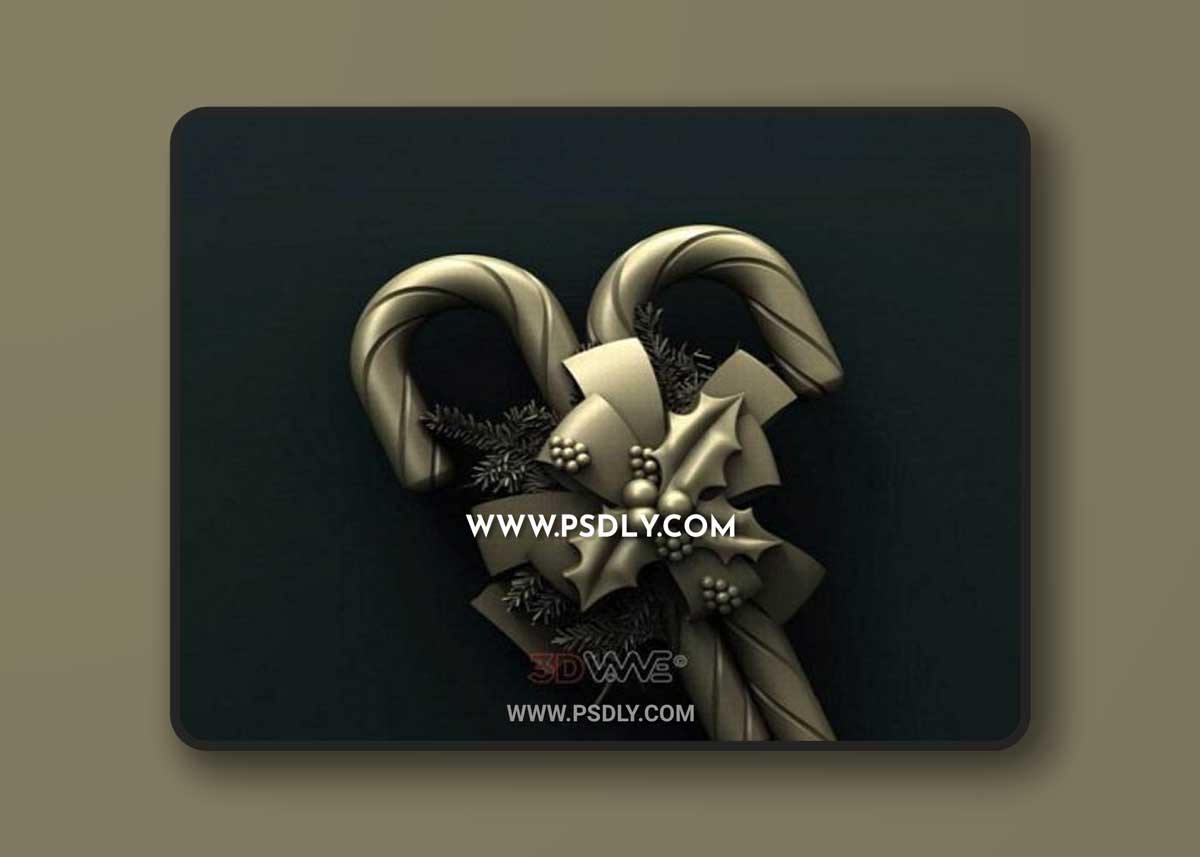 Christmas candy 3D Models