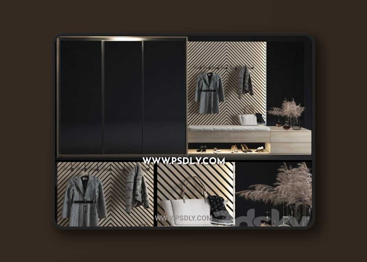 Composition in the hallway_81 - 3D Models - 3DSKY