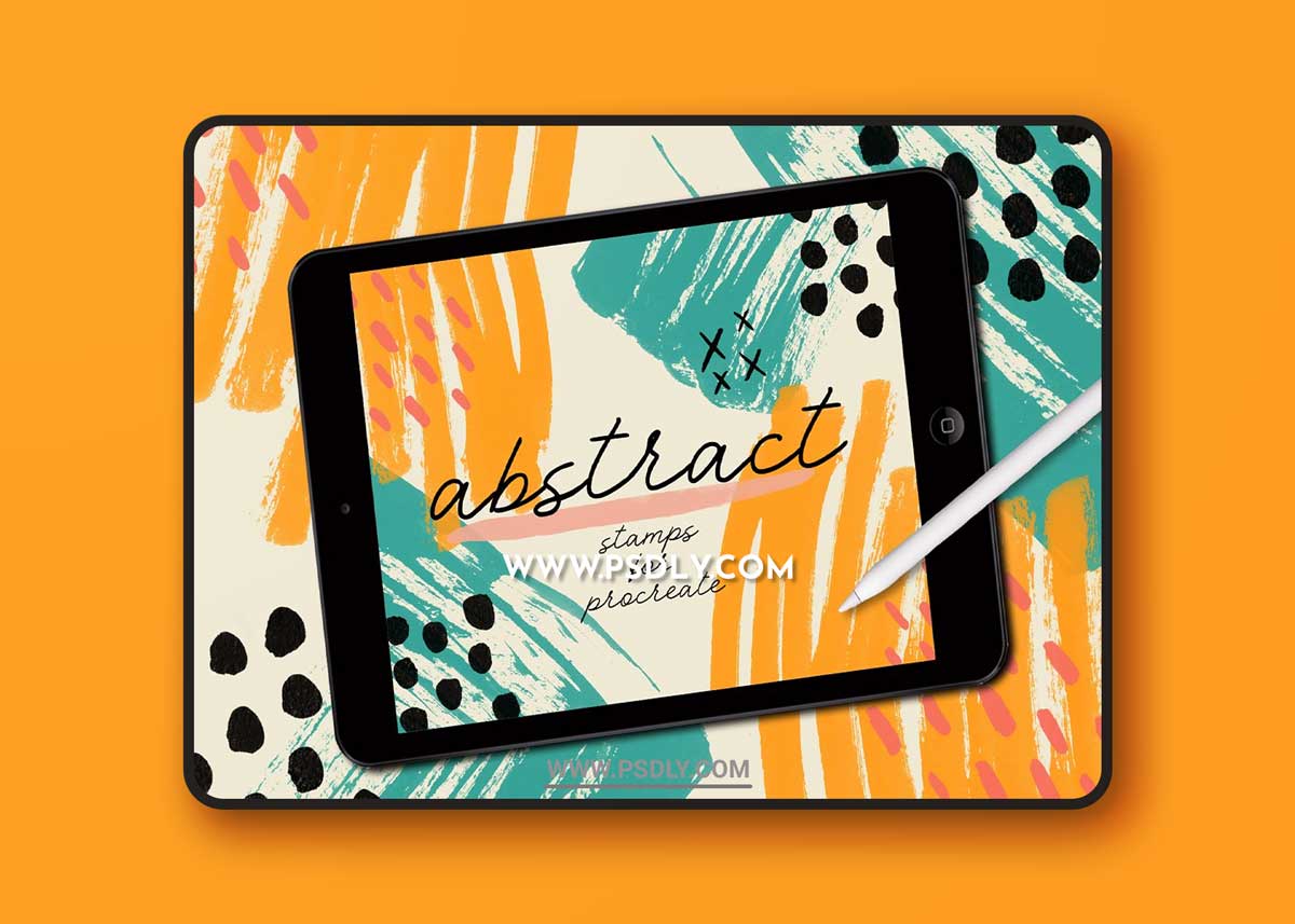 CreativeMarket - ABSTRACT STAMPS FOR PROCREATE 3745653