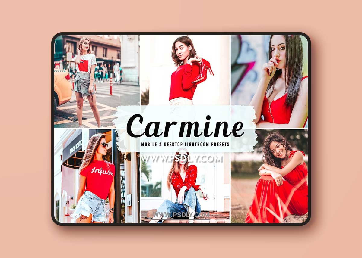 CreativeMarket - Carmine Pro Lightroom Presets 6622411
