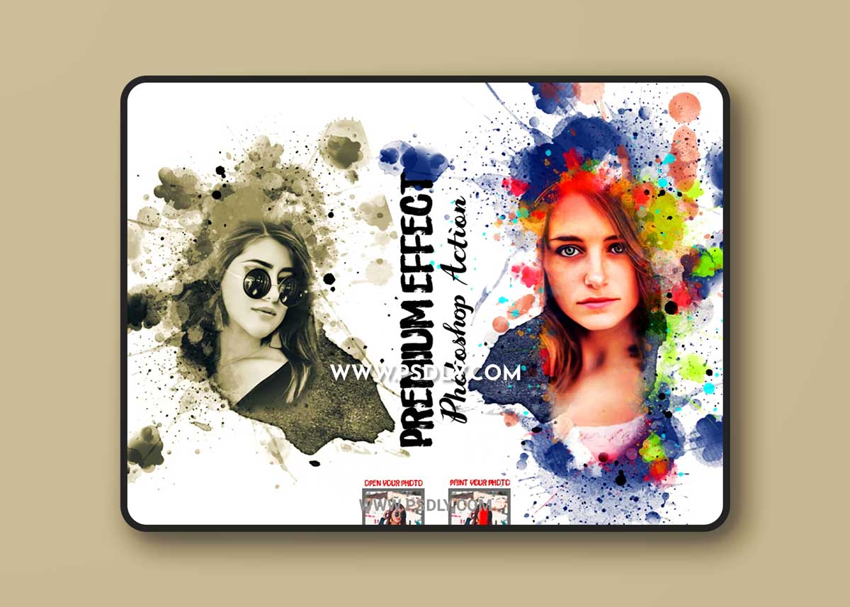 CreativeMarket - Premium Effect Photoshop Action 6685543