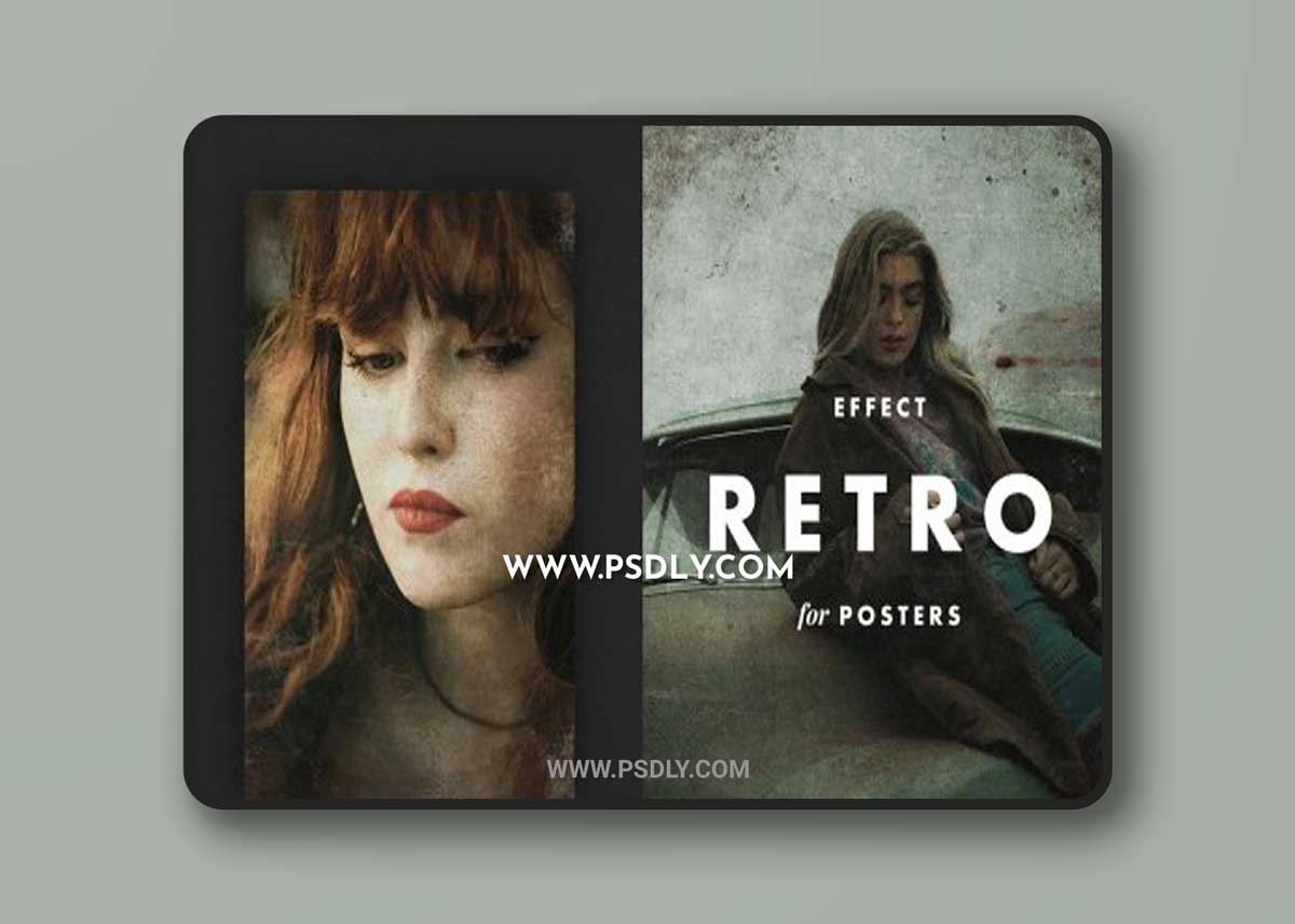 CreativeMarket - Retro Photo Effect for Posters 6700842