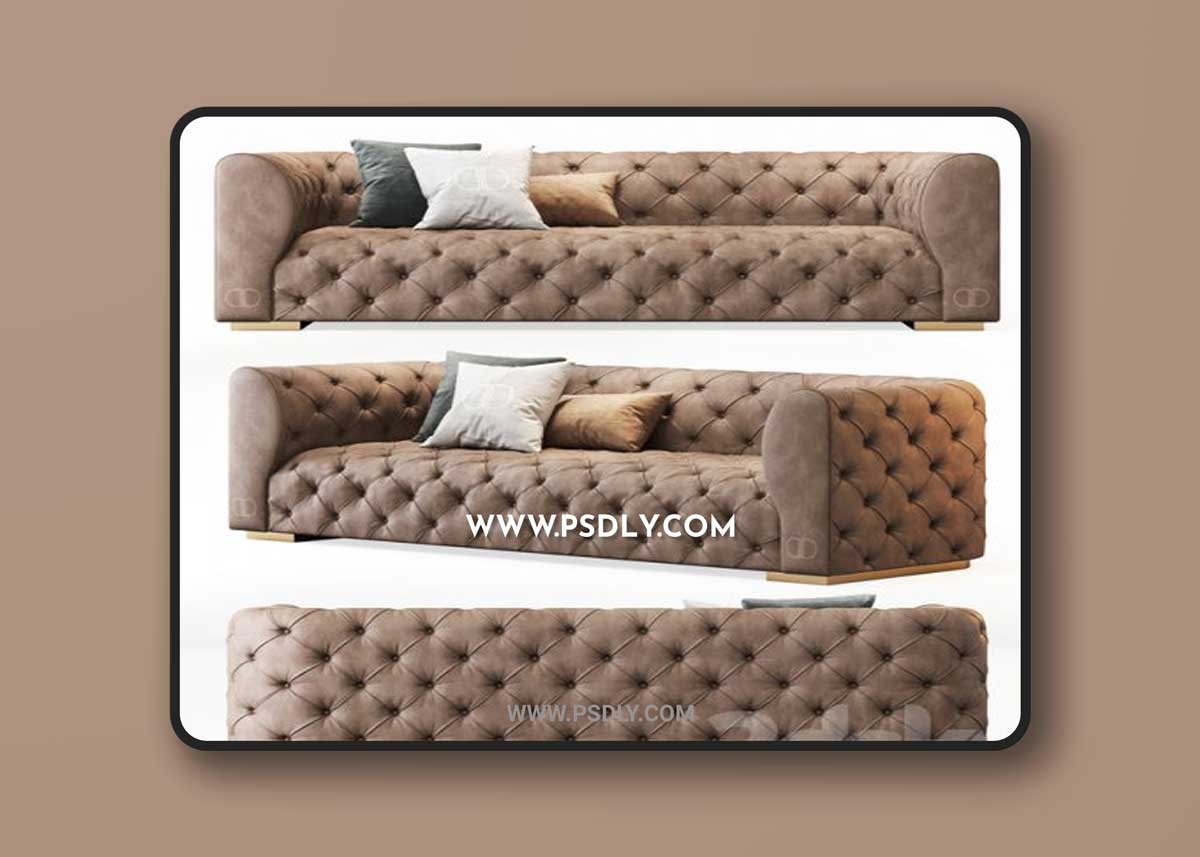 Daytona Vogue Sofa 3D Models