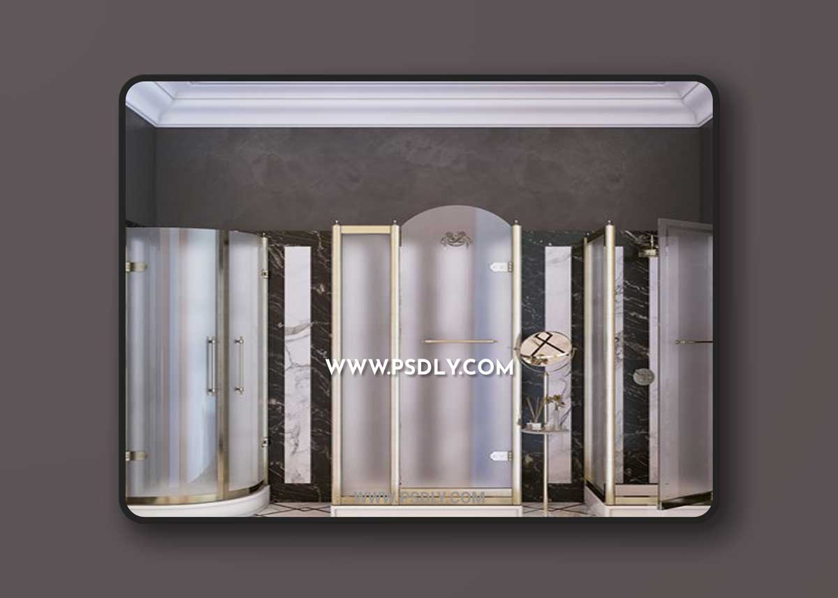 Devon & Devon Arabesque Shower Trays with Stalls