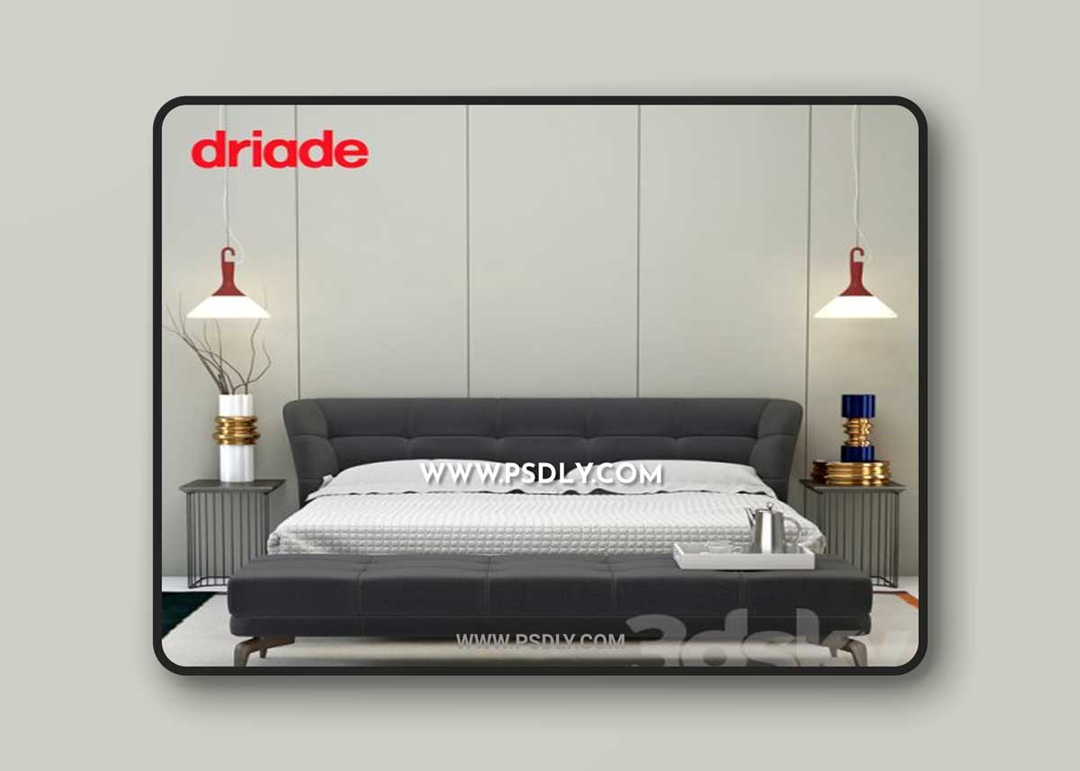 Driade leeon bed 3D Models