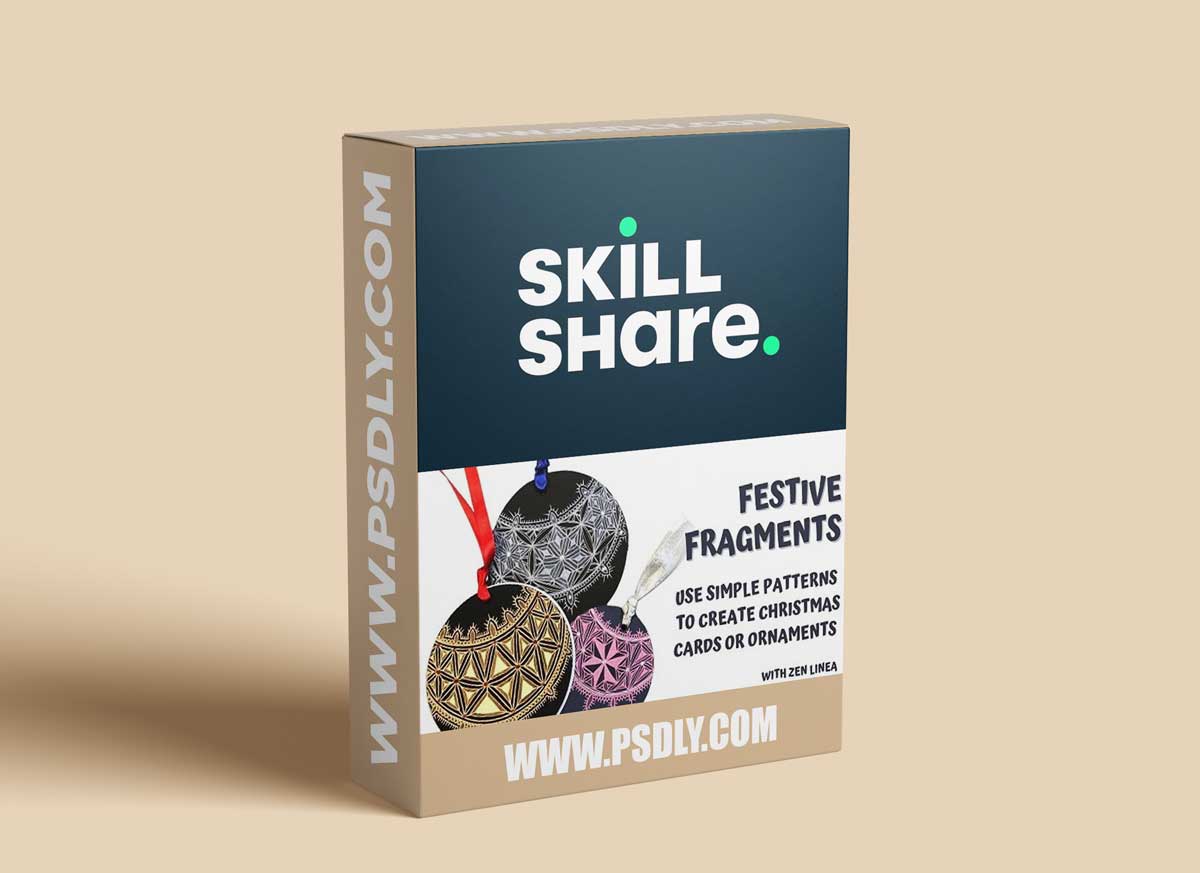 Festive Fragments - Use Patterns to Create Christmas Cards or OrnamentsFestive Fragments - Use Patterns to Create Christmas Cards or Ornaments