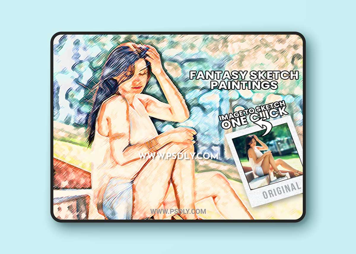 GraphicRiver - Fantasy Sketch Painting 34681930