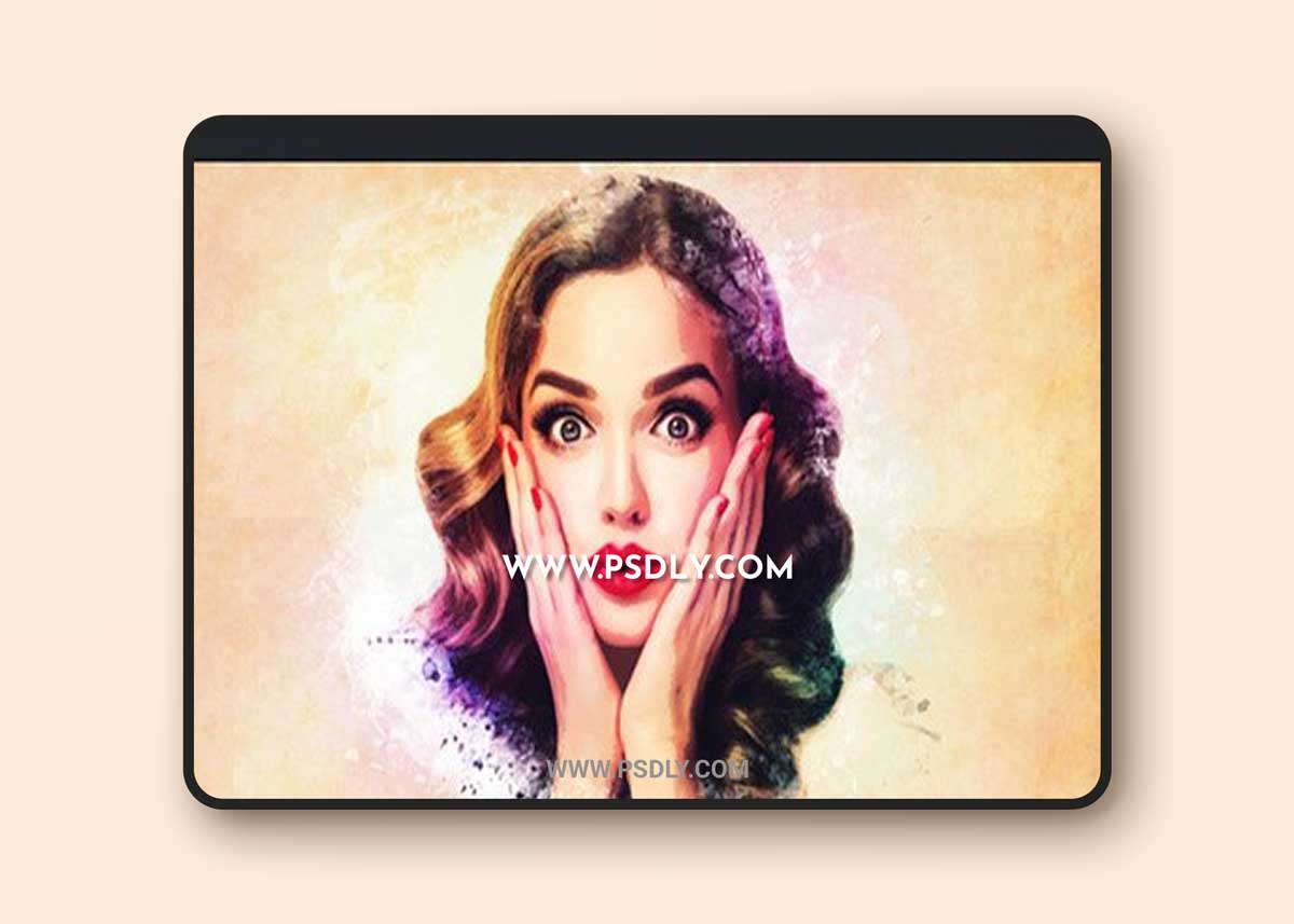 GraphicRiver - Watercolor Photoshop PSD Template 34547804