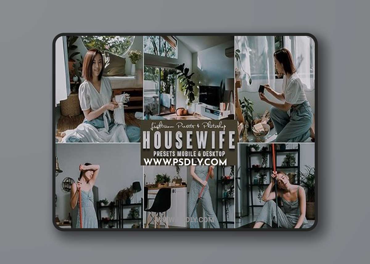 Housewife Photoshop Action & Lightrom Presets