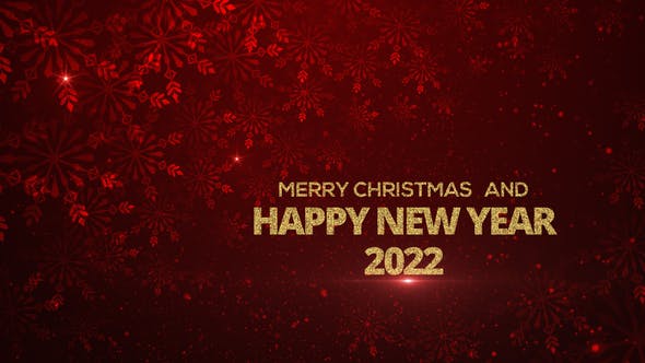 Videohive Red Merry Christmas Wishes 35230342
