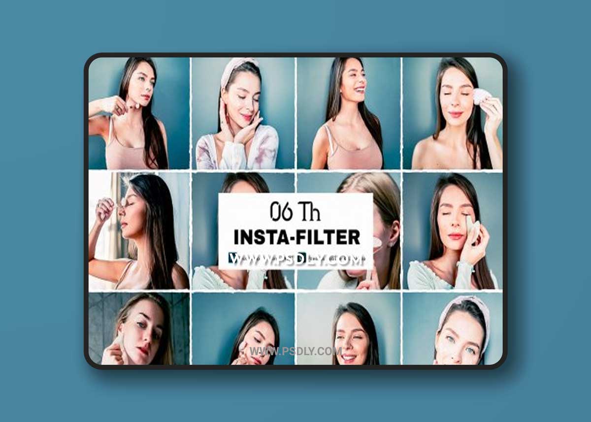 Insta Filter 06Th - Portrait Photoshop & Lightroom