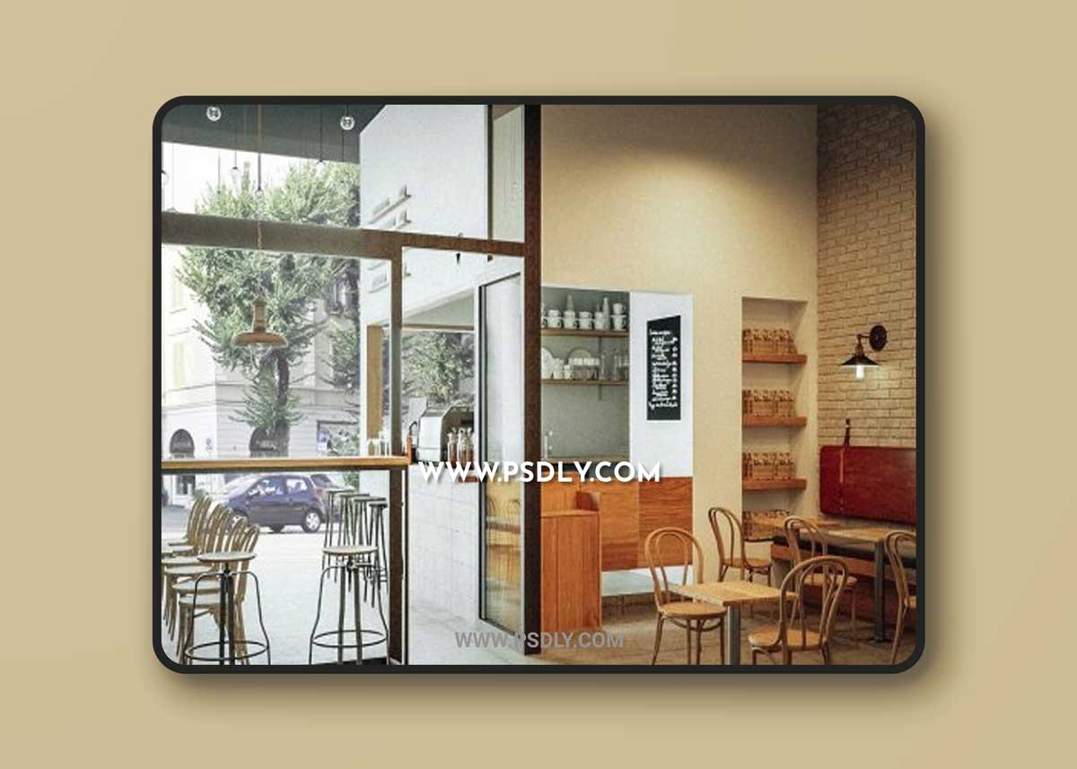 Interior Coffee Scenes 3D Models