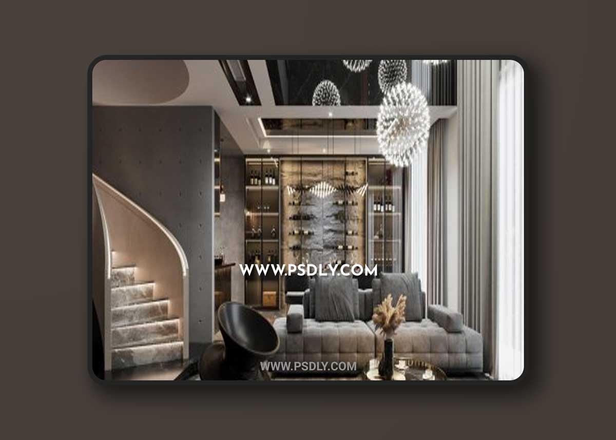 Living Room Interior Model Download by LuuAnh Van