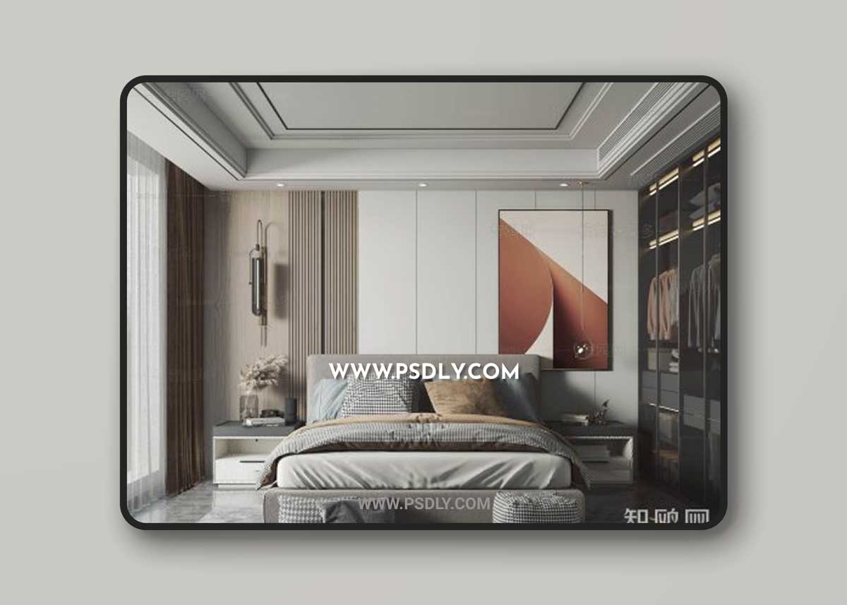 Modern bedroom 1174333 3D Models