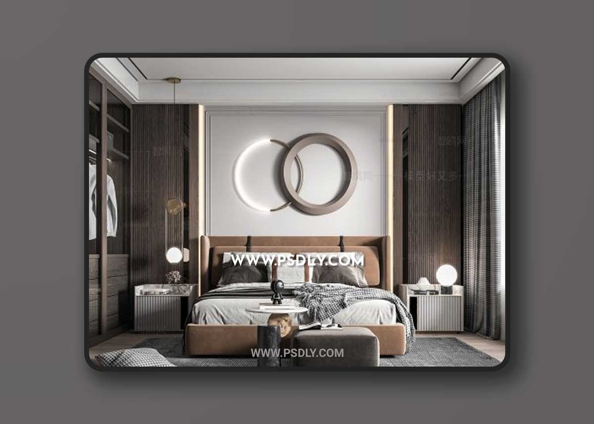Modern bedroom 858975 3D Models