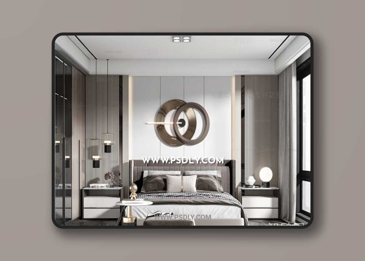 Modern bedroom 864482 3D Models