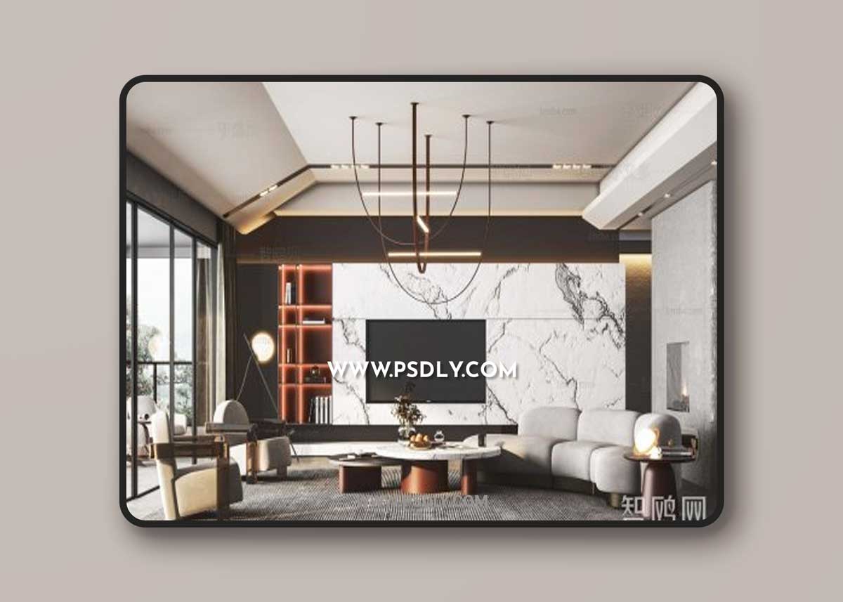 Modern living room 1035955 3D Models