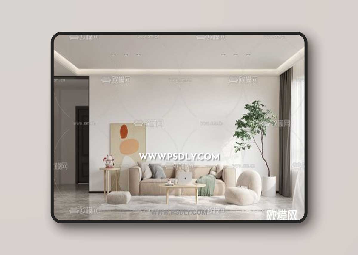 Modern living room 11614007 3D Models