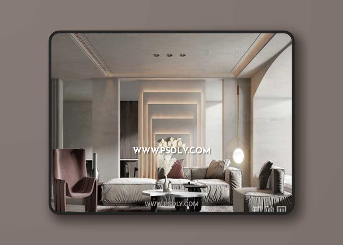 Modern living room 807530 3D Models