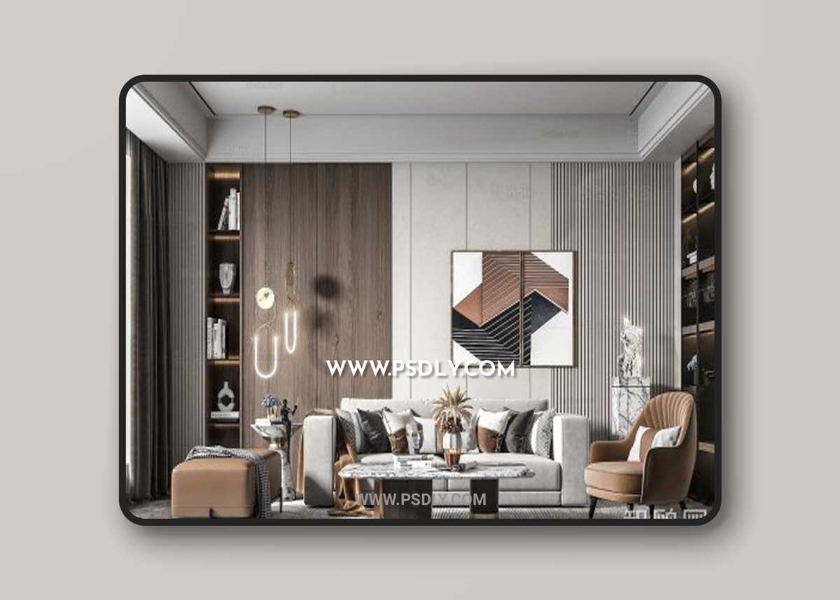 Modern living room 823456 3D Models