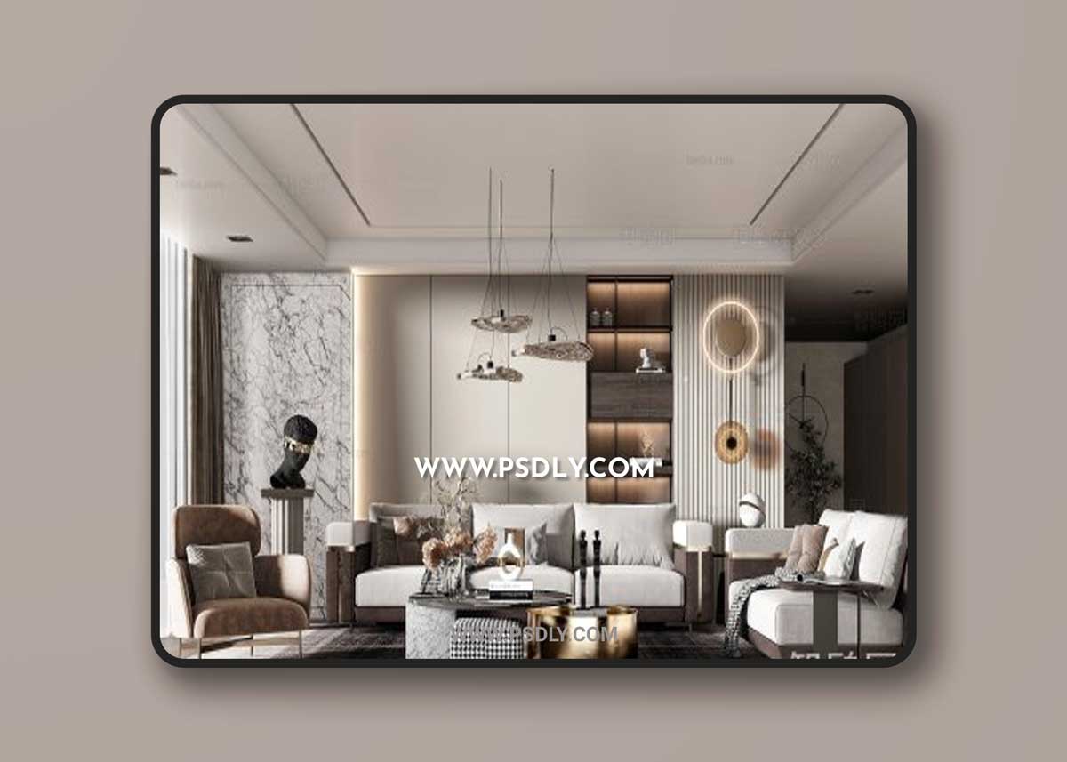 Modern living room 844724 3D Models