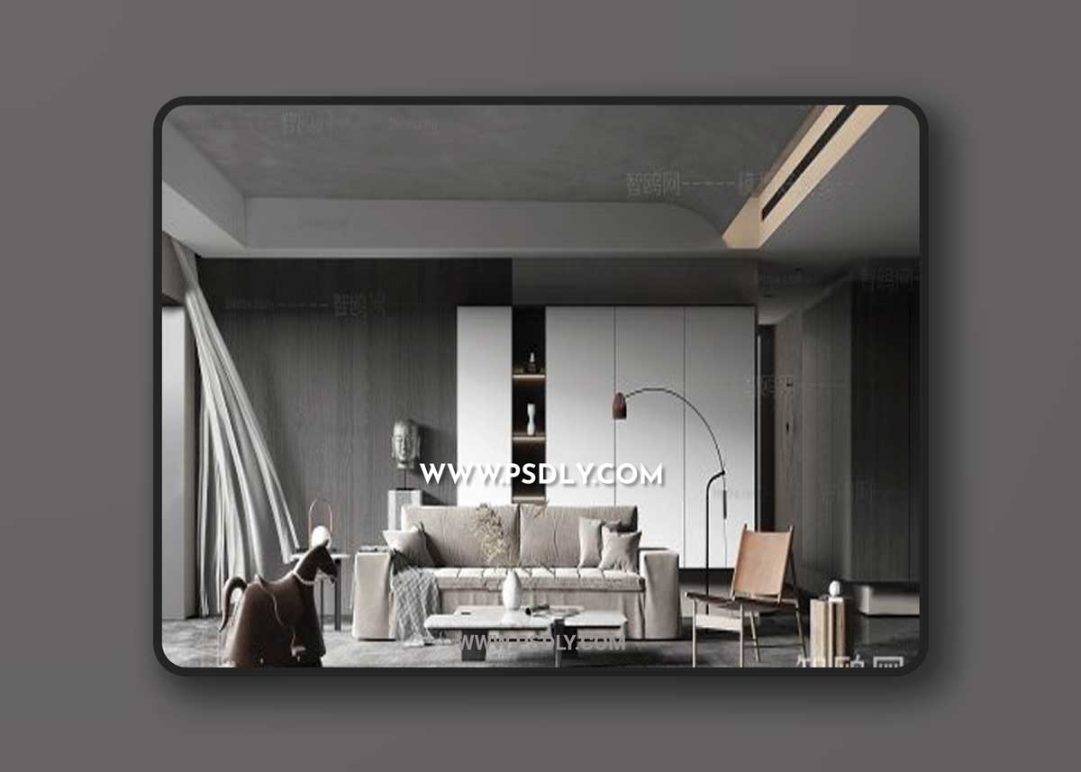 Modern living room 866096 3D Models