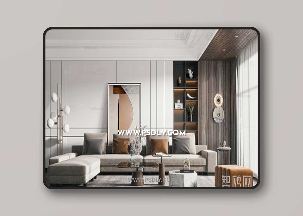 Modern living room 889690 3D Models