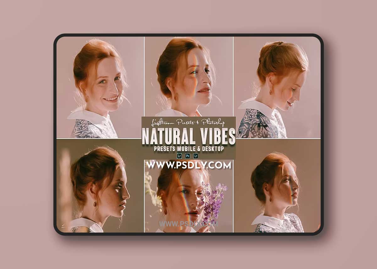 Natural Moody Photoshop Action & Lightrom Presets