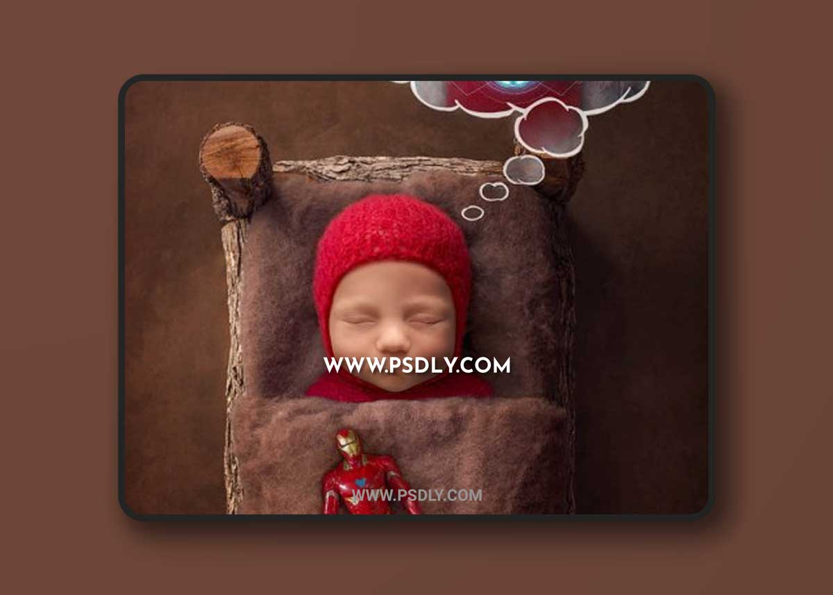 Newborn Digital Backdrop - Terry Houlding - Ironman dreams