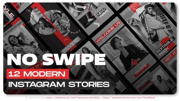 Videohive No Swipe Instagram Stories Mini Pack 35317977