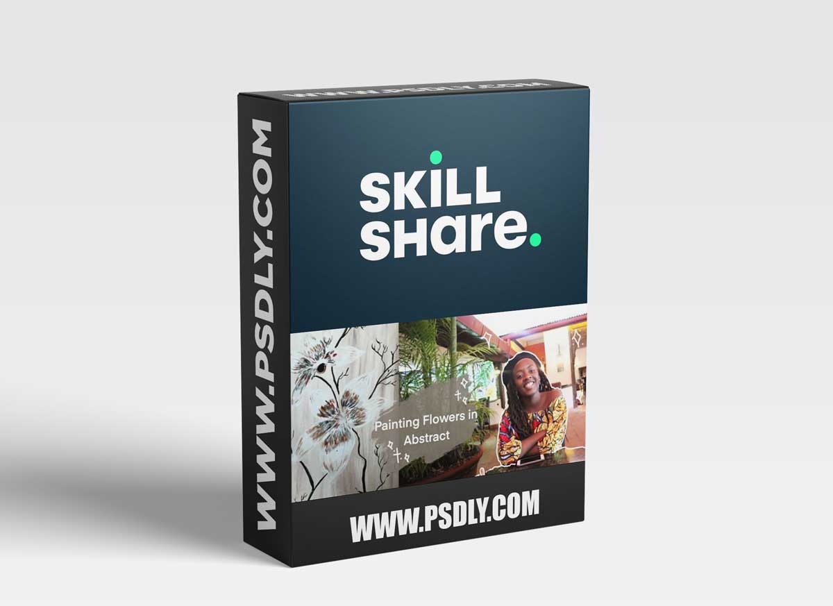 Painting Flowers in Abstract using Gouache