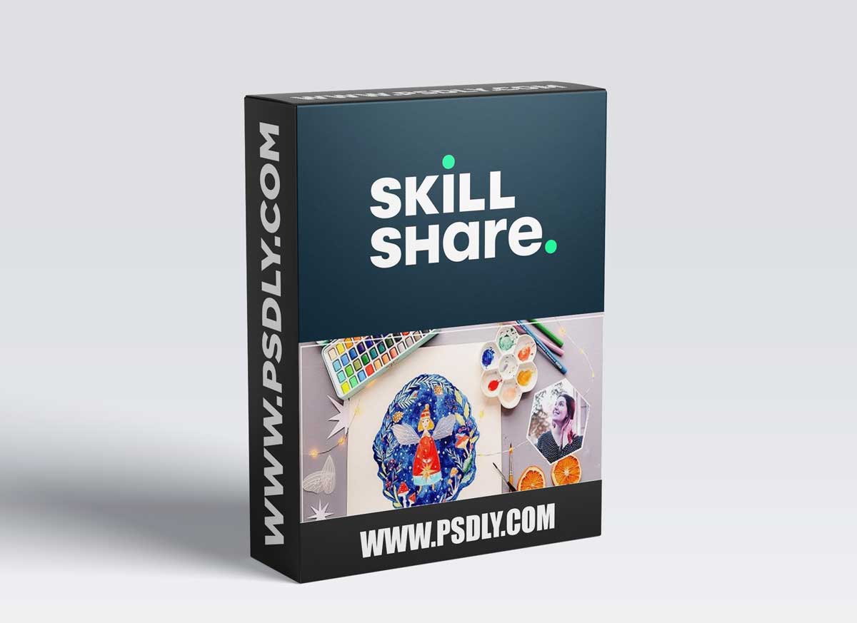 Painting a Winter Fairy in Mixed Media - Explore Your Creativity