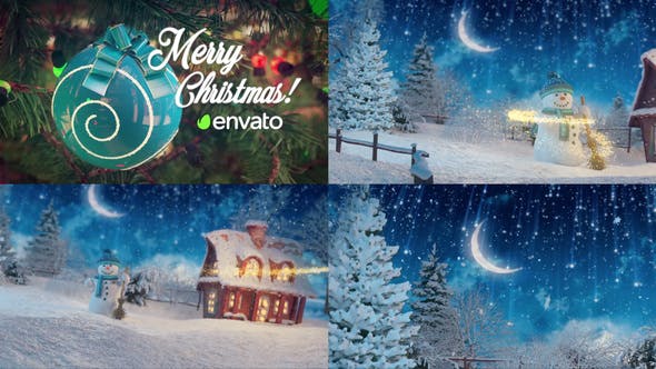 Videohive Christmas Greetings Card || After Effects 35058550