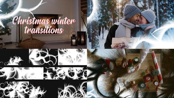 Videohive Christmas Winter Transitions for After Effects 35036209