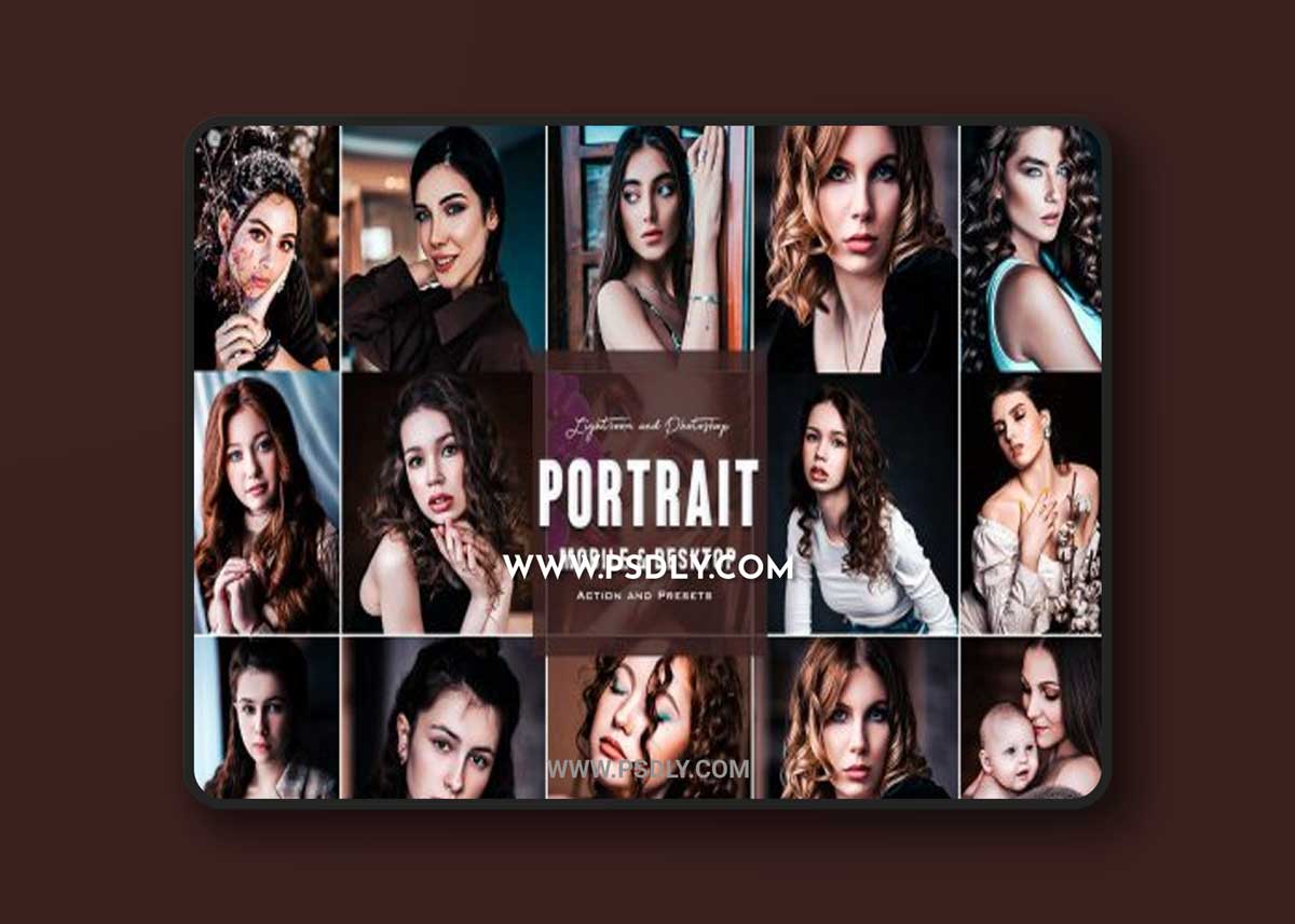 Portrait - Photoshop & Lightroom Presets and PC