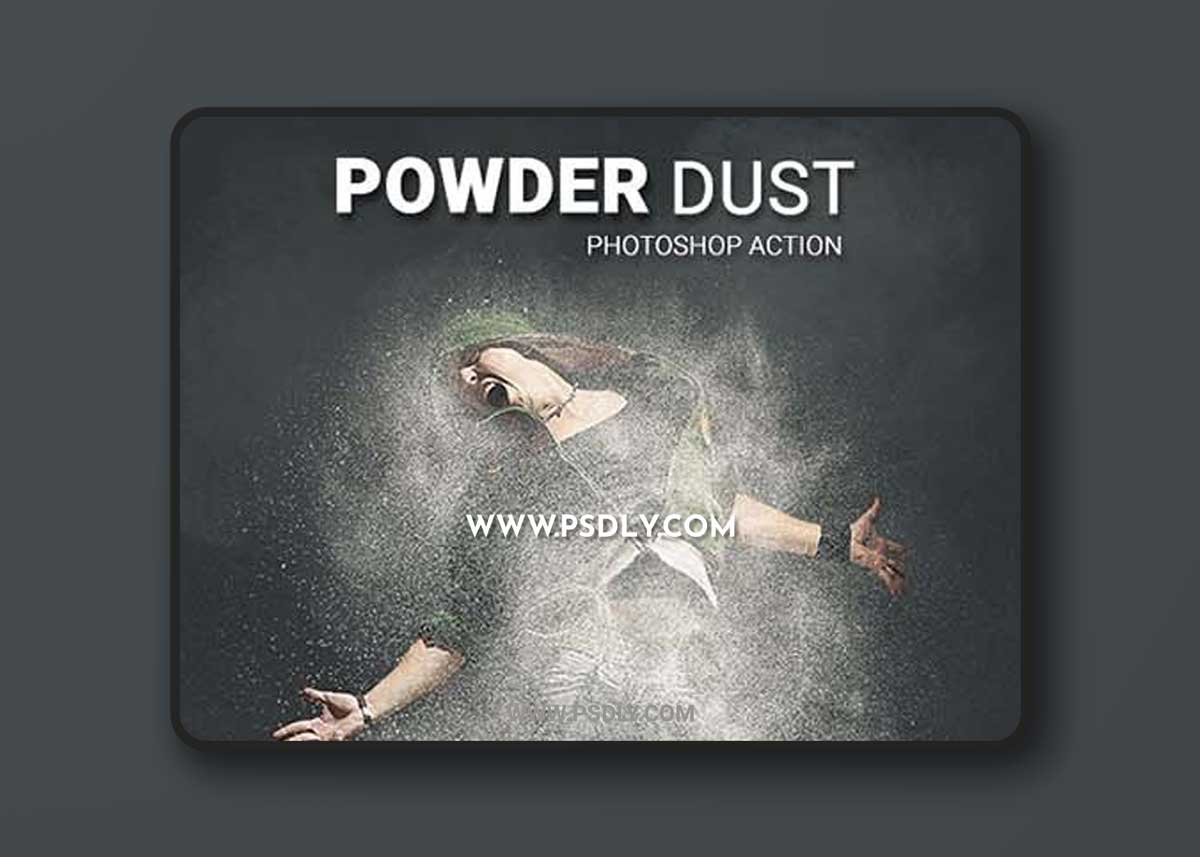 Powder dust Photoshop Action
