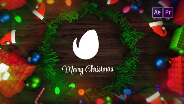 Videohive Christmas Vibe Logo Reveal 35335362