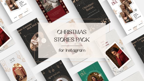 Videohive Christmas Stories & Posts 35132310
