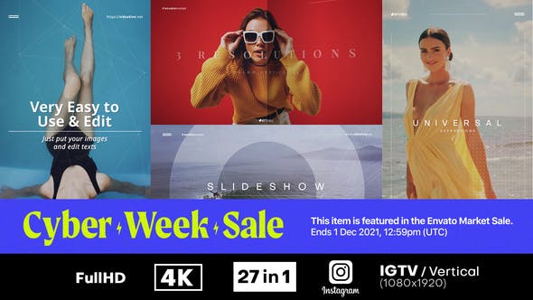 Videohive Minimal Promo Slideshows Pack 27059569