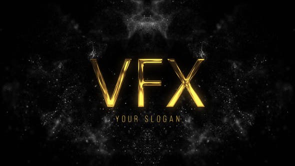 Videohive Gold Particle Logo 35092920