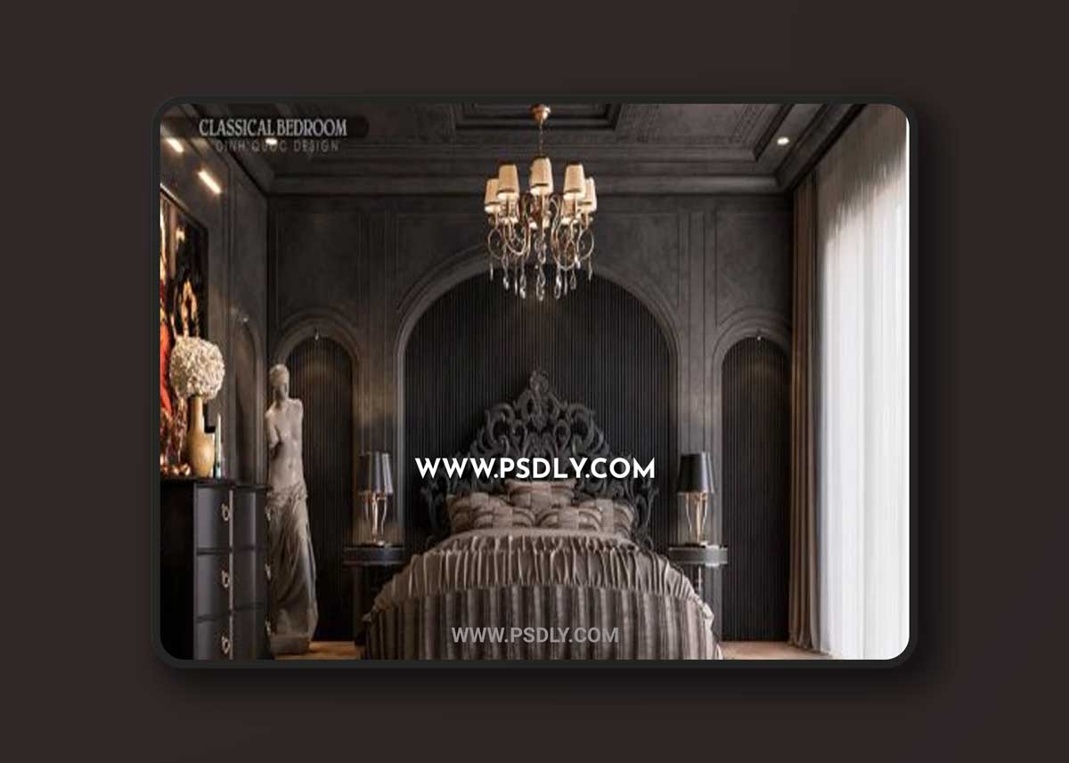 Roma Bedroom Scene Sketchup 3D model