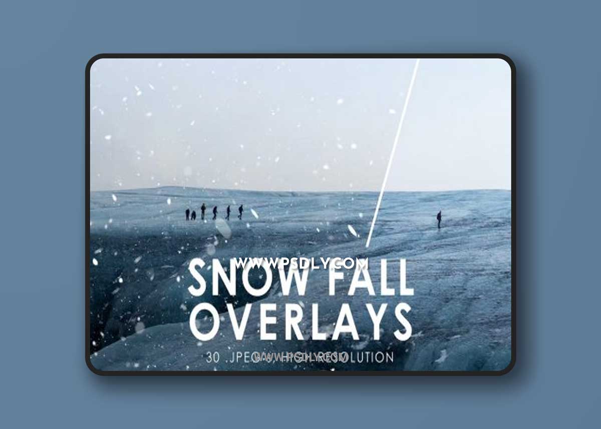 Snow Fall Overlays