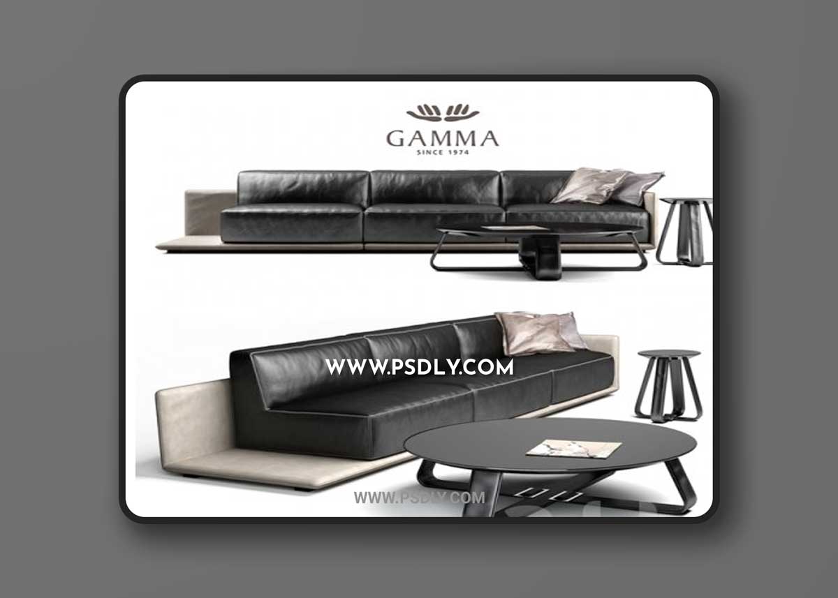 Ssofa Gamma Border 3D Models