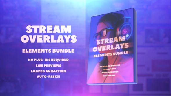 Videohive Stream Overlays Elements Bundle 35300585