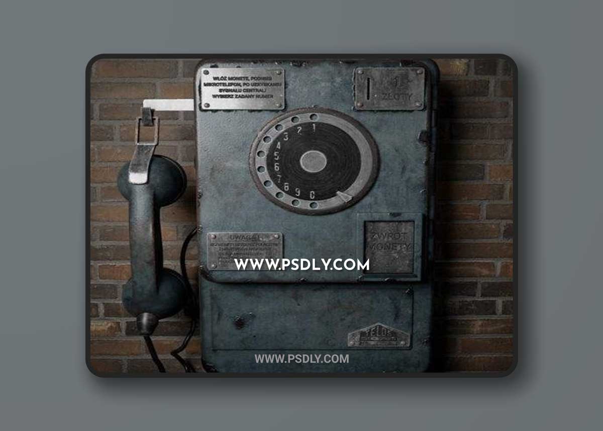 Street PayPhone 3D Models