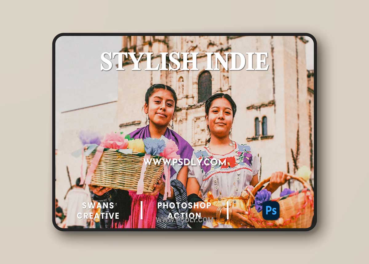 Stylish Indie Photoshop Action