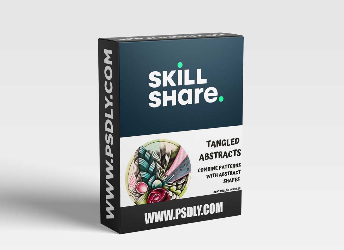 Tangled Abstracts - Draw Patterns and Combine Them With Abstract Shapes